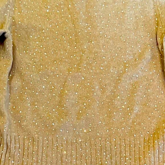 J Crew Gemstone Sweater Supersoft Yarn Tan Merino Wool $148 Medium AF013 - Picture 6 of 15